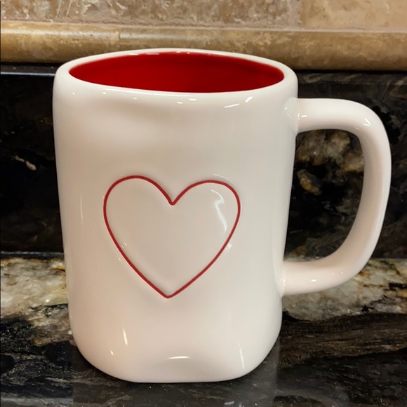 Rae Dunn Other - New Rae Dunn Red Heart Double Sided Mug